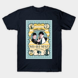 Laurel & Hardy - Way Out West T-Shirt